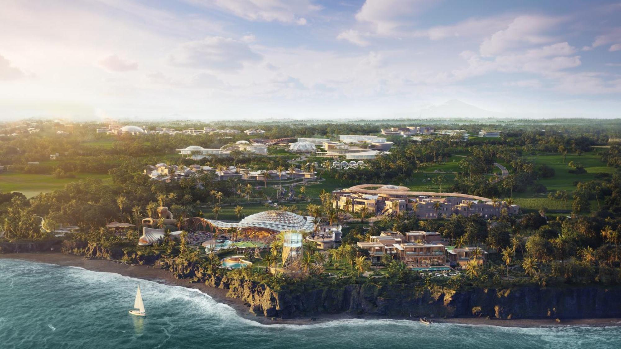 Oshom Bali At Nuanu Creative City Selemadeg Exterior foto